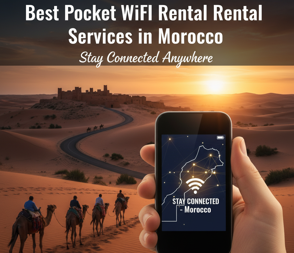 Connectivity, mobile internet, Morocco, pocket Wi-Fi rental, travel internet access.