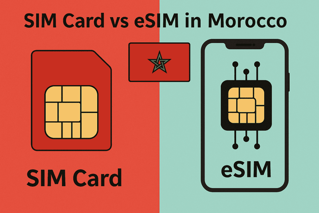 SIM card vs eSIM in Morocco