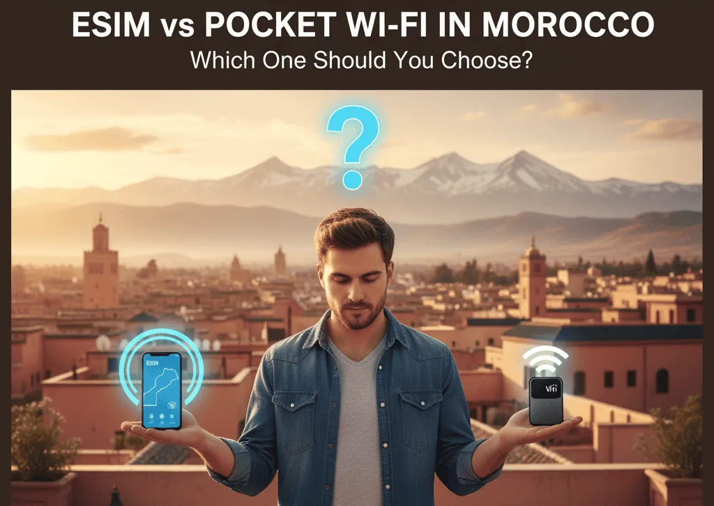eSIM vs Pocket Wi-Fi in Morocco