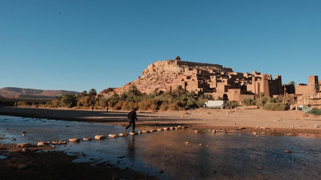 Explore the historic ksar of Aït Benhaddou with its majestic architecture.